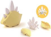 Halftoys Magnetyczny Składany Dinozaur Stegozaur z Książeczką
