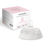 Mombella Smoczek do Butelki Antykolkowej Breast Shape XL Ivory