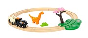 BRIO Dino Drewniana Kolejka Dinozaurem – Zestaw Startowy