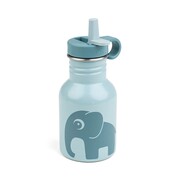Done by Deer Butelka Stalowa z Ustnikiem 350ml Elphee Blue