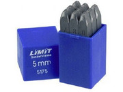 Znaczniki cyfrowe 0-9 6mm do stali twardej LIMIT