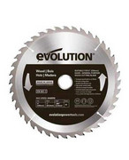 Tarcza widiowa do cięcia drewna TCT Evolution WOOD 230mm 40Z Evolution Power Tools