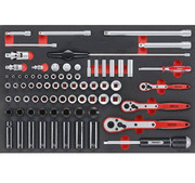 Zestaw 77 narzędzi nasadowych TTESK77 TENGTOOLS