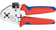 KNIPEX Szczypce z matrycą czterotrzpieniową do zagniatania styków wtykowych okrągłych 97 52 63 KNIPEX