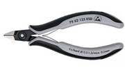 KNIPEX Precyzyjne obcinaczki dla elektroników125mm z zaciskiem 79 52 125 ESD KNIPEX