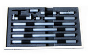 Zestaw mikrometrów do pomiarów wewnętrznych z przedłużeniami 50 - 250 mm (01021045) MIB MESSZEUGE