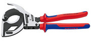 KNIPEX Nożyce do kabli i lin stalowych z trójstopniowym mechanizmem zapadkowym 95 32 320 KNIPEX