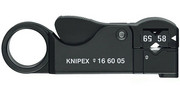 KNIPEX Narzędzie do ściągania izolacji z przewodów koncentrycznych 16 60 05 SB KNIPEX
