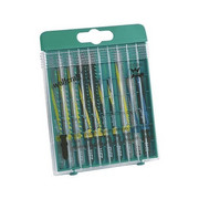 Zestaw brzeszczotów do wyrzynarek HCS i HSS w kasetce 10 szt. WF2358000 WOLFCRAFT