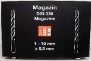 ABRABORO HSS-R DIN 338 Wiertła czarne w zestawie 150szt. ABRABORO