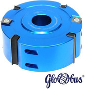 Głowica frezowa prosta z nacinakami korpus AL. 125x30x50/Z=4/N=2+2 GLOBUS