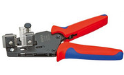 KNIPEX Precyzyjne szczypce do ściągania izolacji z nożami kształtowymi 12 12 12 KNIPEX