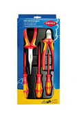 KNIPEX Zestaw narzędzi VDE z trzema wkrętakami WERA 00 20 13 KNIPEX