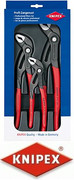 KNIPEX Zestaw 3 szczypiec COBRA z rękojeścią antypoślizgową 00 20 09 V02 KNIPEX