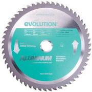 Tarcza widiowa do cięcia aluminium TCT Evolution ALU 180mm 54Z Evolution Power Tools