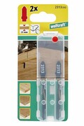 Brzeszczoty HCS 76mm o głębokości cięcia 20mm 2szt. WF2313000 WOLFCRAFT