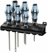 WERA Wkrętaki nierdzewne 6szt. PZ/płaskie Kraftform Stainless 3334/3355/6 PZ WERA