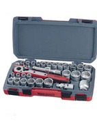 Zestaw kluczy nasadowych z chwytem kwadratowym ½