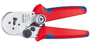 KNIPEX Szczypce z matrycą czterotrzpieniową do zagniatania styków wtykowych okrągłych 97 52 64 KNIPEX