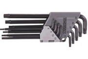 Zestaw 9 kluczy torx ze stali chromowo-wanadowej 1479TX TENGTOOLS