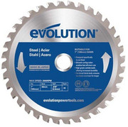 Tarcza widiowa do cięcia stali TCT Evolution STEEL 180mm / 36Z Evolution Power Tools