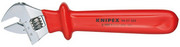 KNIPEX Klucz nastawny izolowany typ angielski 250mm 98 07 250 KNIPEX