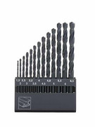 Wiertła do metalu HSS-R DIN 338 w zestawie 1,5-6,5mm 13szt. ABRABORO