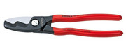 KNIPEX Nożyce do kabli z podwójnym ostrzem 95 11 200 SB KNIPEX