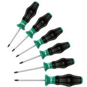 WERA 1334/1355/6 Zestaw 6 wkrętaków PZ/płaskie Kraftform Comfort WERA