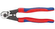 KNIPEX Nożyce do cięcia linek stalowych do 5 mm, rękojeści dwukomponentowe (95 62 190 SB) KNIPEX