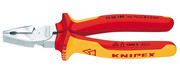 KNIPEX Kombinerki wzmocnione izolowane VDE 225mm 02 06 225 KNIPEX