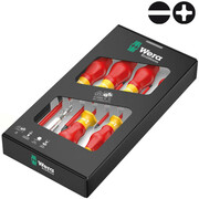 WERA Wkrętaki izolowane płaskie+PH Kraftform Comfort 7cz. WERA