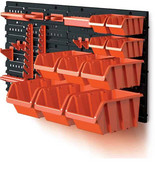 PROSPERPLAST Tablica narzędziowa, haki + kuwety, 800X400 mm, NTBNP4 PROSPERPLAST