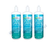 Płyny do soczewek SoloCare Aqua 360 ml 3szt. - zdjęcie 1