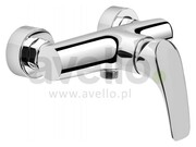 Bateria natryskowa ścienna chrom Deante Cynia BCY 040M - zdjęcie 4