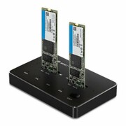 QOLTEC STACJA DOKUJĄCA DYSKÓW 2X SSD M.2 SATA | NGFF | USB TYP C qoltec