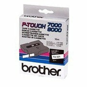 Taśma Brother 9mm/8m biała z czarnym nadrukiem BROTHER