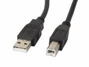 Lanberg Kabel USB 2.0 AM-BM 3M Ferryt czarny lanberg