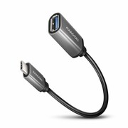 AXAGON RUCM-AFAC Kabel adapter USB 3.2 Gen 1 Type-C samiec -> Type-A żeńska, 0,2m, 3A, ALU axagon
