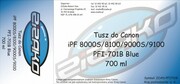Tusz zamiennik Yvesso PFI-701B Blue 700ml do Canon iPF8000S iPF8100 iPF9000S iPF9100 CF0908B001AA Yvesso