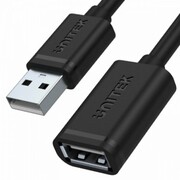 Unitek Przedłużacz USB 2.0 AM-AF, 0.5m; Y-C447GBK unitek