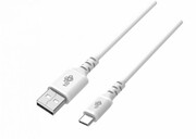 TB Kabel USB-USB C 1m silikonowy biały Quick Charge tb