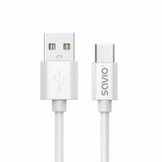 Savio Kabel USB-A - USB-C, 2A, 3m, CL-168 savio