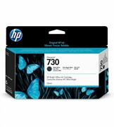 HP 730 130-ml Matte Black DesignJet Ink Cartridge (P2V65A) HP