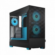 Fractal Design Obudowa Pop Air TG Clear Tint RGB cyan core fractal design