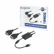 LogiLink Adapter USB 2.0 do 2x port szeregowy logilink