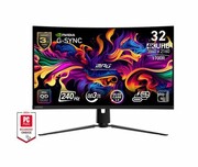 MSI Monitor MPG 321CURX QD-OLED/31.5 cala/LED/UHD/Curv/240/Black MSI
