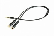 Gembird Adapter audio mikrofon 3.5mm minijack, 4PIN, 0.2m gembird