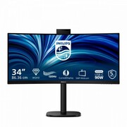 Philips Monitor 34 cale 34B2U3600CH Curved VA HDMIx2 DP HAS USB-C RJ45 KVM PHILIPS