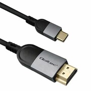 Qoltec Kabel Adapter USB-C na HDMI high speed 4K | 60Hz | 32AWG | 2m qoltec